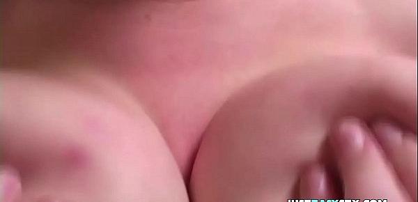  Busty Amateur Chick Sucks Big Nipples